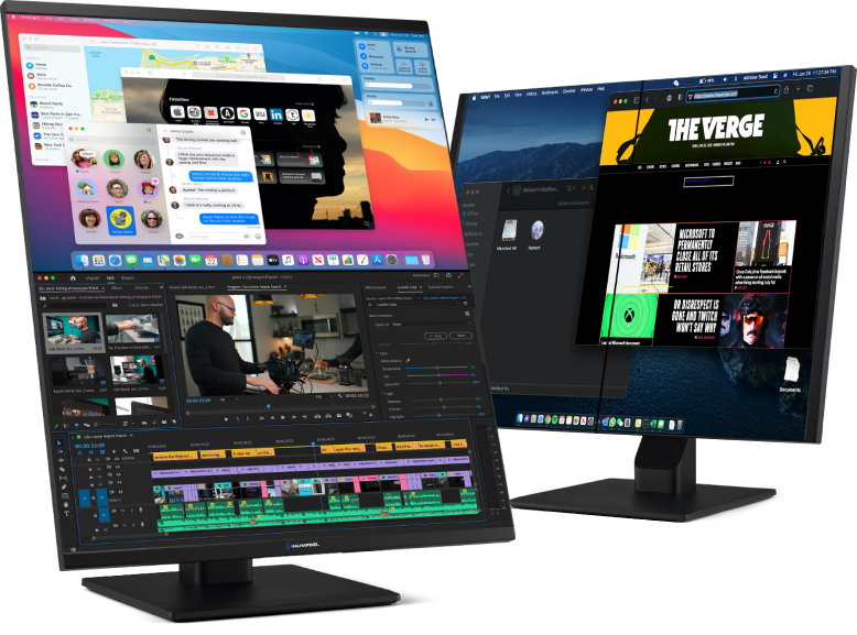 27'' 4K Halmapixel DuoFlex Dual Screen Monitor