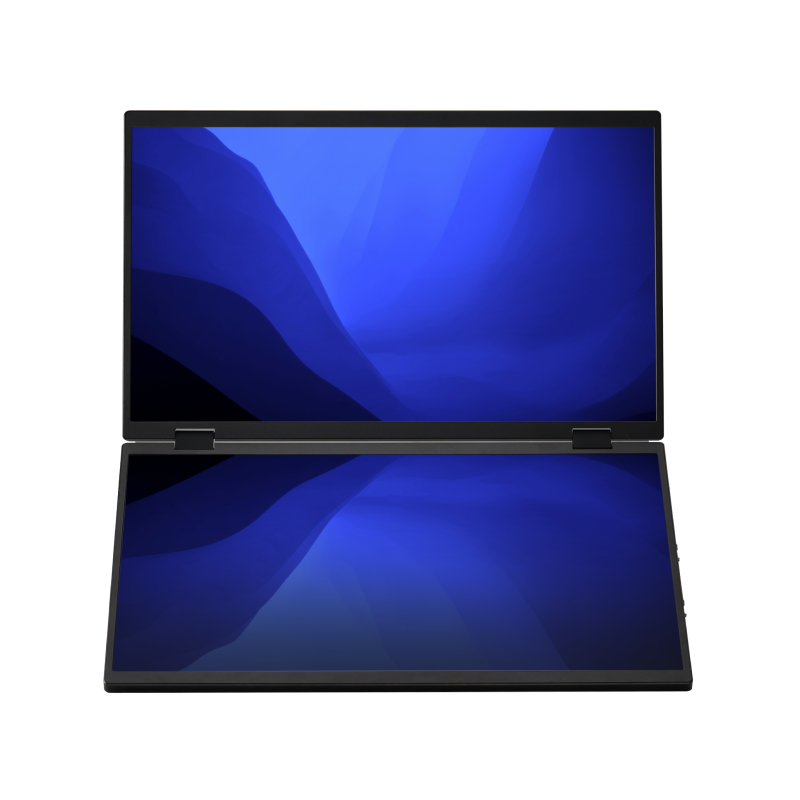 Halmapixel 15.6 inch FHD 340° Rotation Dual Portable Monitor
